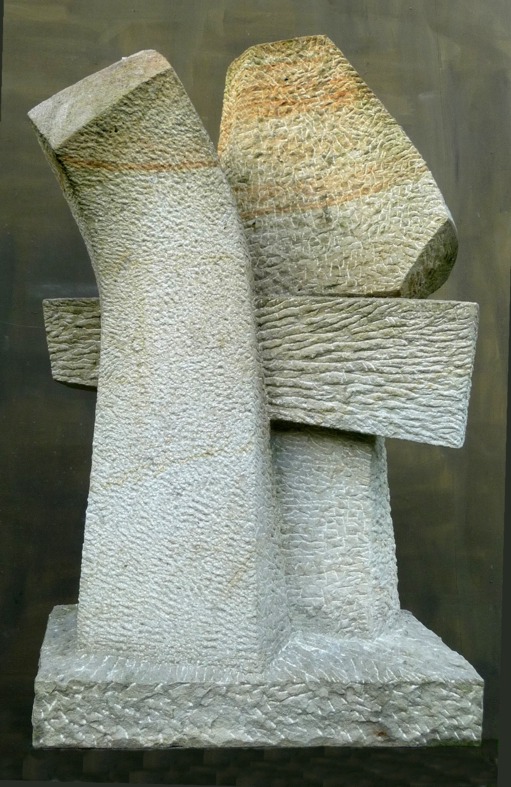 Störung und Halt | 2010 | Reinhardtsdorfer Sandstein | 60 x 90 x 40cm